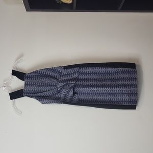 RACHEL RACHEL TOY Twilight Wide Strap Square-Neck Striped Dress